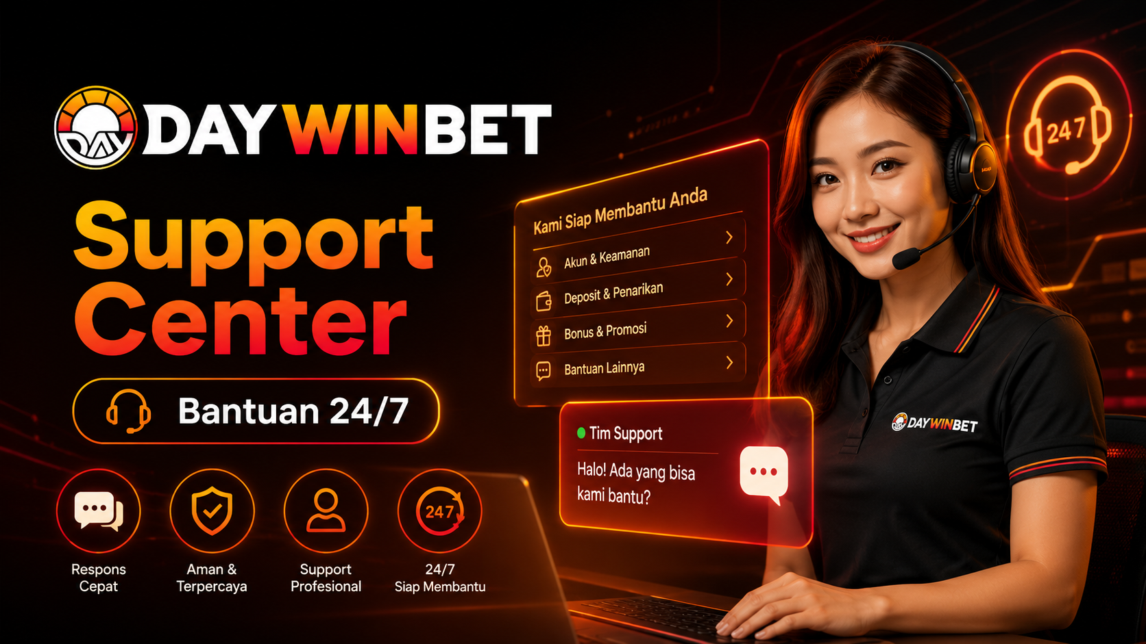 Support Center DAYWINBET